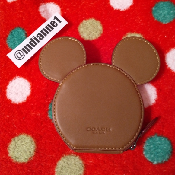 Coach Disney Mickey Coin Case - Picture 1 of 5